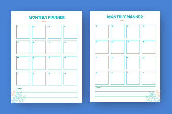 Download Monthly Planner Activity Journal Kdp - Monthly planner Collection