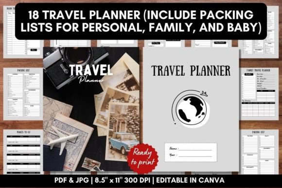 Download Travel Planner Template Bundle - 6 - Premium Resources