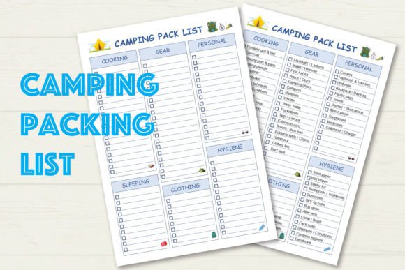 Download Camping Packing List - Packing list Collection