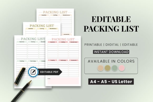 Download Editable Packing List | Family Packing - Packing list Collection